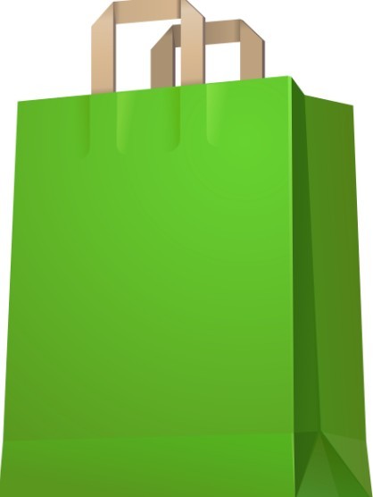 Free Elegant Vector Paper Shopping Bag Design Template 03 - TitanUI