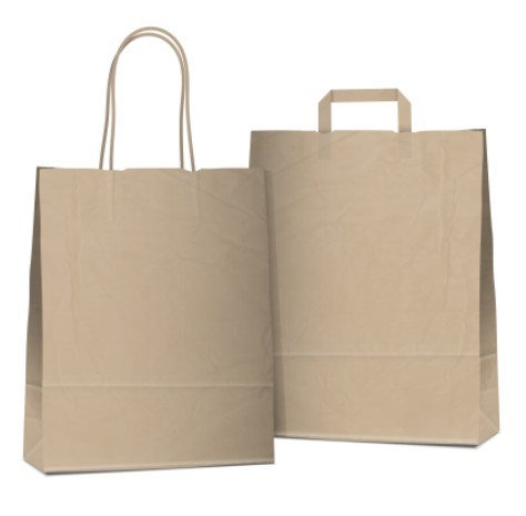 Free Elegant Vector Paper Shopping Bag Design Template 04 - TitanUI