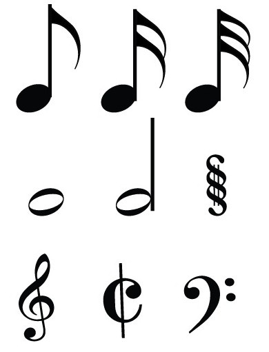 vector clipart music notes - photo #30
