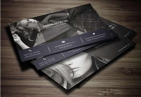 Photography Business Card Template Photoshop