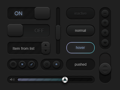 Black UI Kit