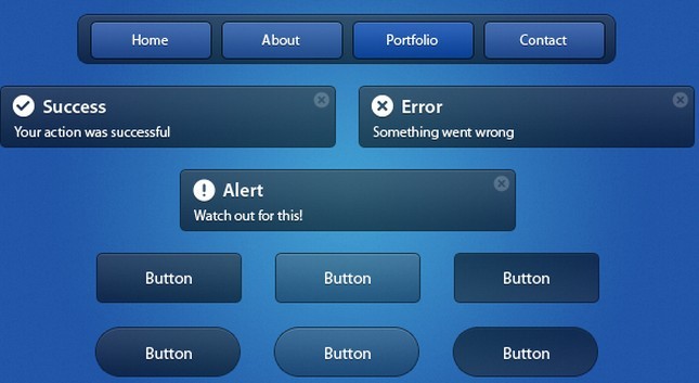 Transluscent UI Kit