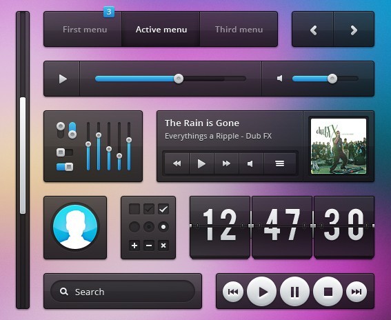 Transparent UI Kit