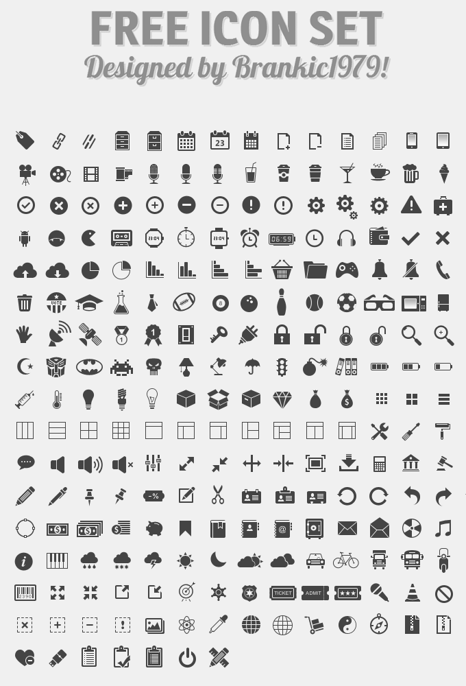 Download Free Free 350 Vector Web Icons - TitanUI