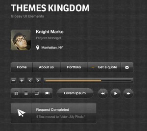 Glossy UI Elements