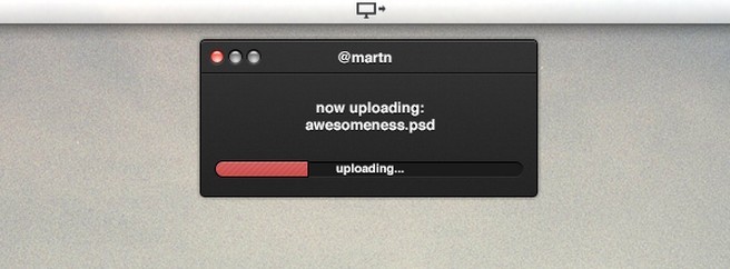 Uploader Mac App UI
