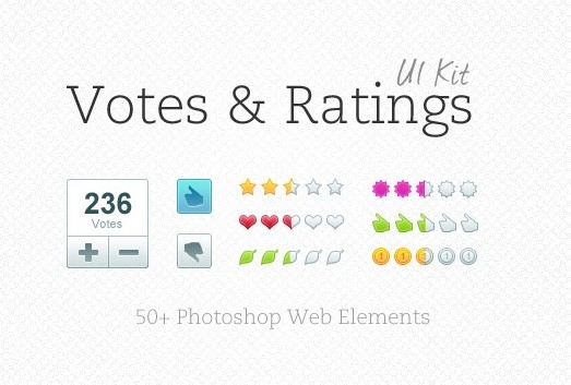 Votes & Rating UI Kit