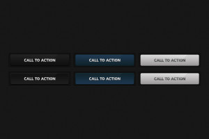 3 Colors Call To Action Buttons
