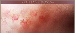 5 Vintage Roses Textures