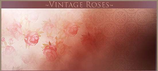 5 Vintage Roses Textures