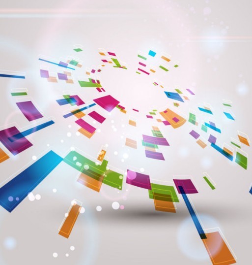 Abstract Background with Color Blocks