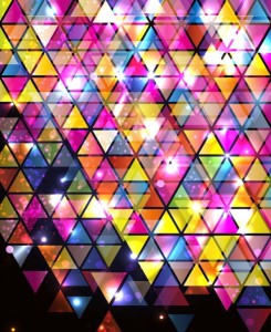 Abstract Background with Triangle Pattern