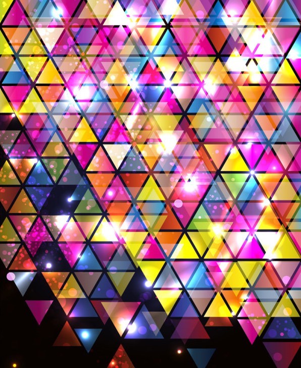 Abstract Background with Triangle Pattern