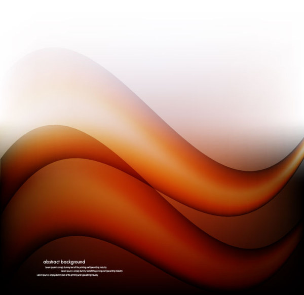 Abstract Flow Lines Vector Background 02