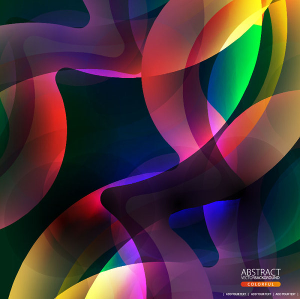 Abstract Flow Lines Vector Background 04