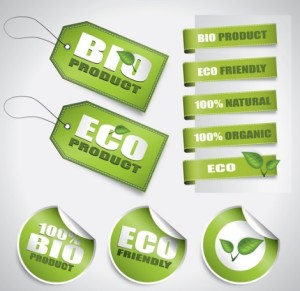 BIO & ECO Product Labels and Tags Vector