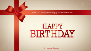 Beautiful Birthday Greeting Cards PSD