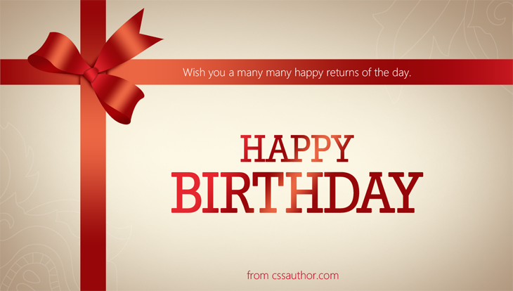 Beautiful Birthday Greeting Cards PSD