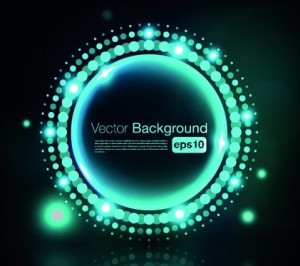 Beautiful Blue Shine Vector Background 02