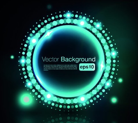 Beautiful Blue Shine Vector Background 02
