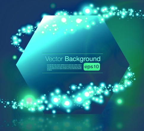 Beautiful Blue Shine Vector Background 05
