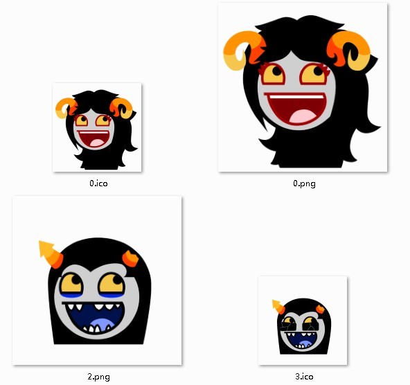 Cartoon Devil Avatar Icons