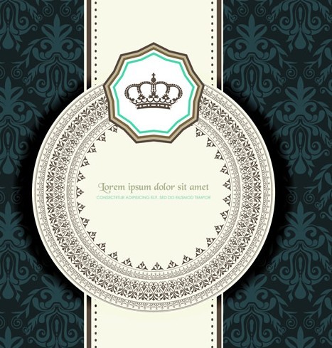 Classic European Pattern Background 02