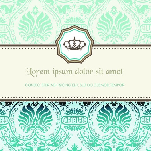 Classic European Pattern Background 04