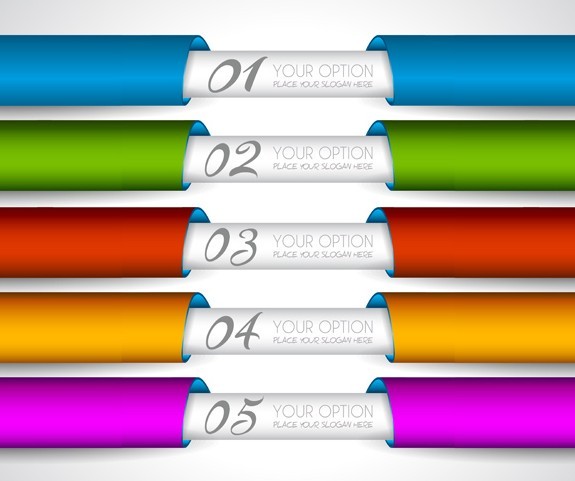 Colored Ribbon 05