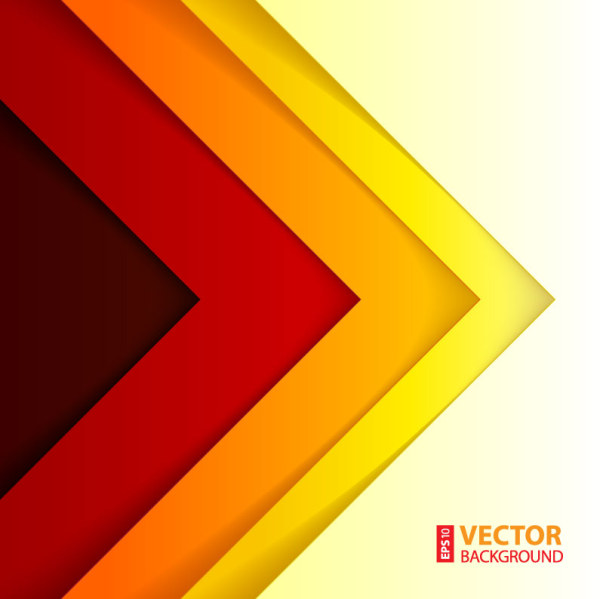 Colorfu Triangle Vector Background
