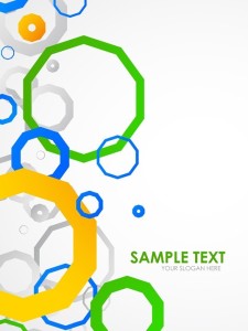 Colorful Border Text Background 02