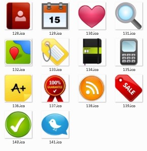 Common Icons For Shopping Website