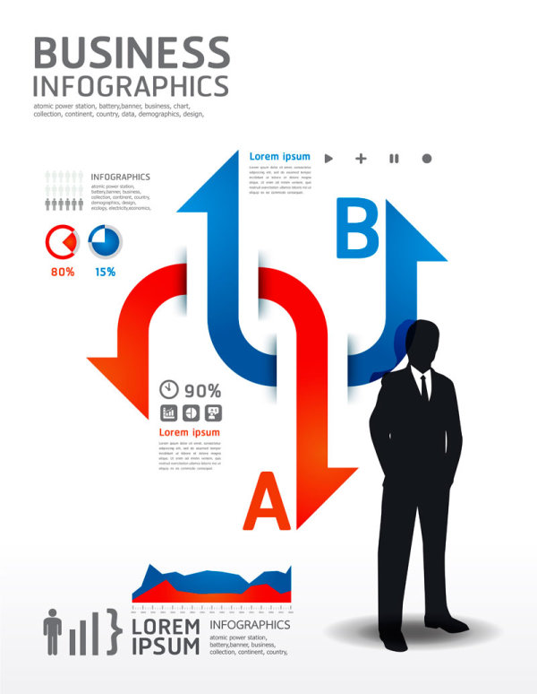 Creative Business Information Vector Graphics 03