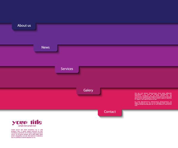 Creative List Banner Vector 02