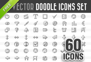 Cute Vector Doodle Icons