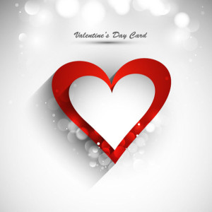 Elegant Valentine's Day Card Template Vector 01