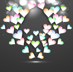 Elegant Valentine's Day Card Template Vector 02