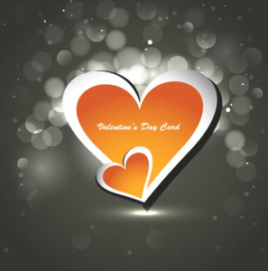Elegant Valentine's Day Card Template Vector 05