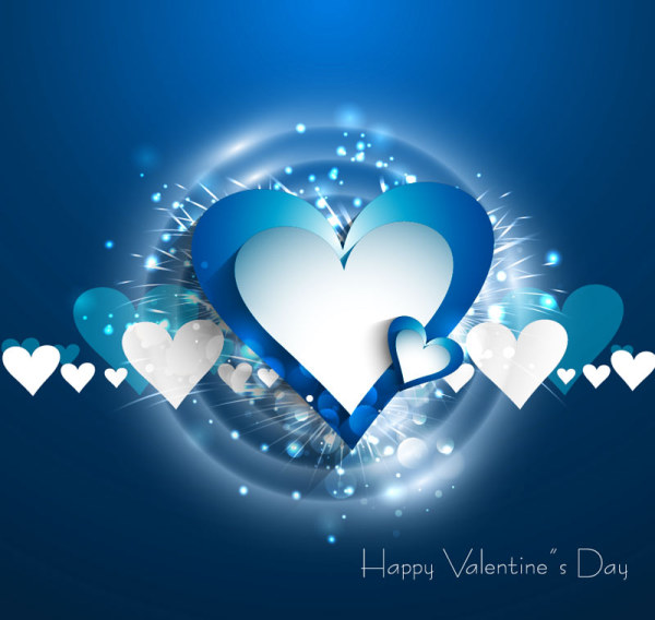 Elegant Valentine's Day Card Template Vector 08
