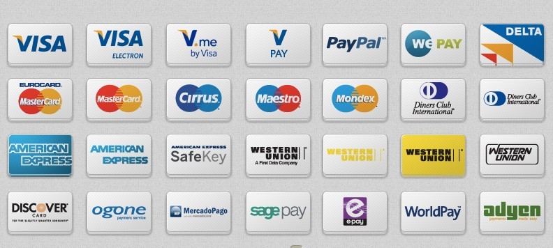 Free Buttons For Online Payment Service Providers