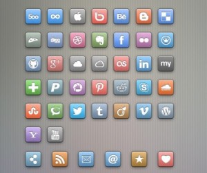 Free Colored Social Icons
