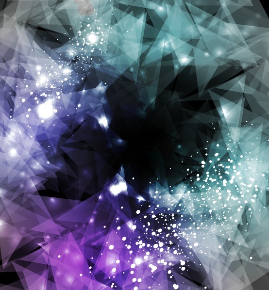 Modern Abstract Triangles Background Vector 01