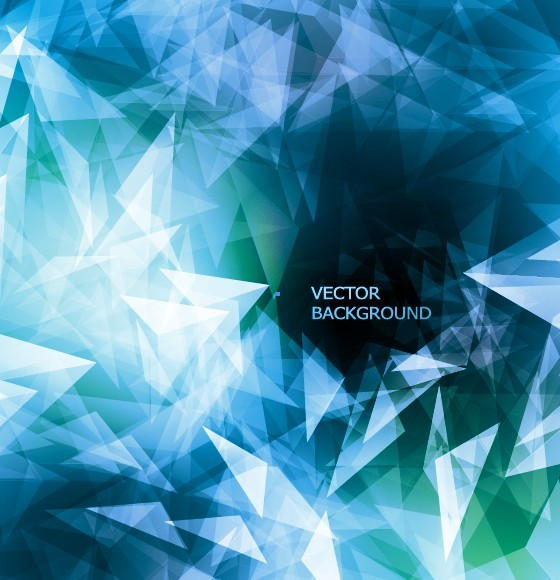 Modern Abstract Triangles Background Vector 03