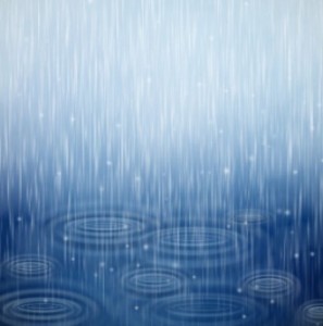 Rain Drops Vector Background