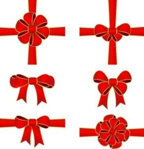 Red Rosette Vector Design Material 01