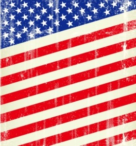 Retro American Flag Vector