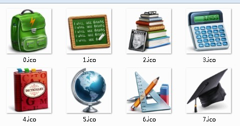 School Supplies Icons
