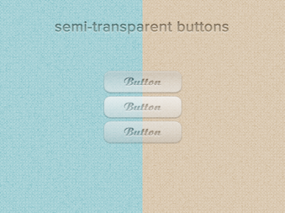 Transparent Web Buttons PSD