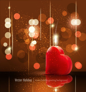 Valentine's Day Greeting Card Background Vector Material 04