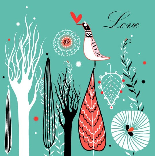 Valentine's Day Hand-Drawn Cartoon Vector Illustration 02